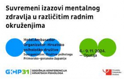 Sekcija za psihologiju sporta i tjelesnog vježbanja - sastanak sekcije na 31GKHP