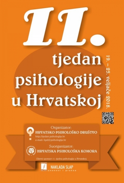 11. Tjedan psihologije u Hrvatskoj - uključite se!