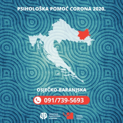 Telefon za psiholo&scaron;ku pomoć u Osječko-baranjskoj županiji