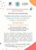 Dru&scaron;tvo psihologa Zadar - obilježavanje prvog rođendana dru&scaron;tva 4.4.25.