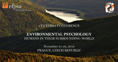 4. EFPSA konferencija - Psihologija okoli&scaron;a: ljudi u svijetu koji ih okružuje - u Pragu
