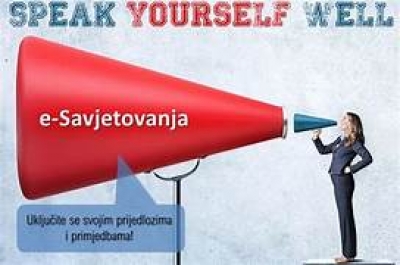 Novo e-savjetovanje - uključite se do 7.12.23.