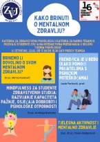 16. Tjedan psihologije na Zdravstvenom veleučili&scaron;tu