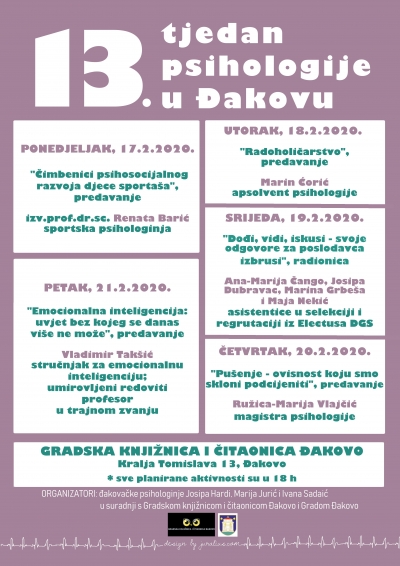 13. Tjedan psihologije u Đakovu
