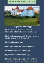 Dru&scaron;tvo psihologa Varaždin - program 14. Tjedna psihologije
