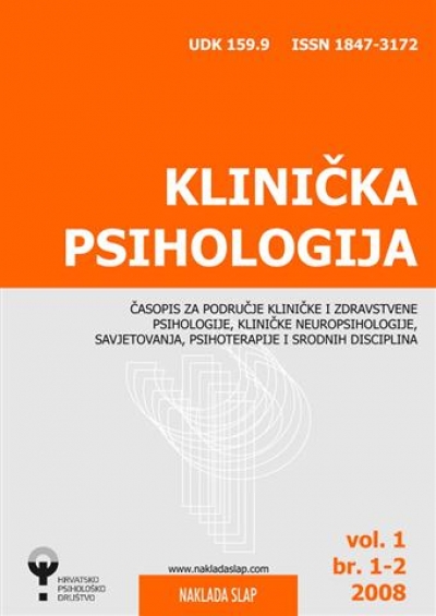 Klinička psihologije - časopis uvršten u APA bazu sažetaka PsysINFO