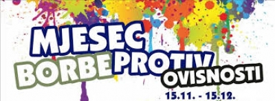Mjesec brobe protiv ovisnosti - predavanja i evaluacija projekta